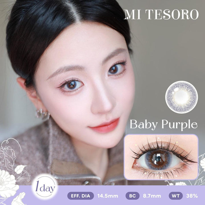 Baby Purple-Mi Tesoro 1 Day Color Con 10pcs