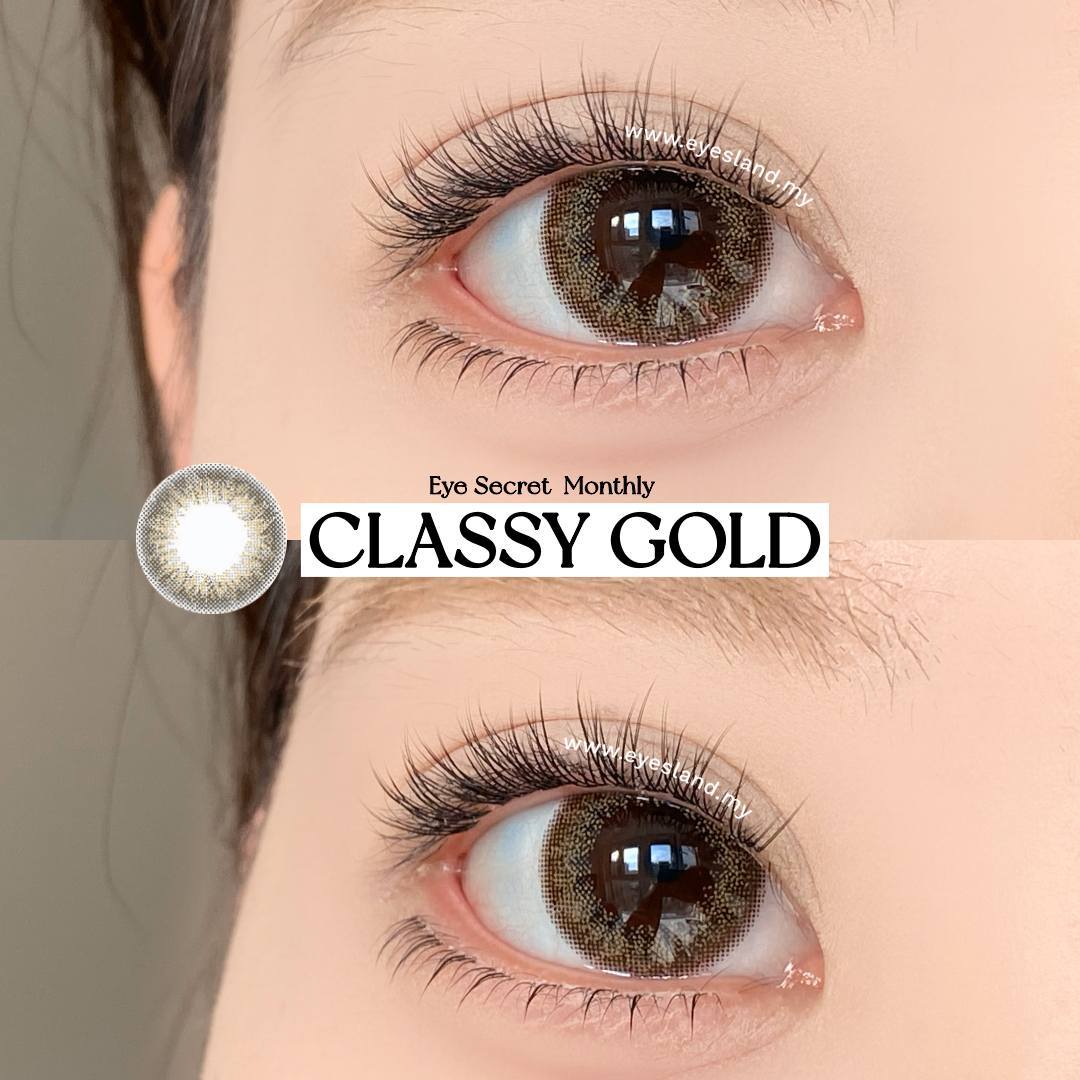 Classy Gold-Eye Secret 38% Monthly Color Lens 2pcs