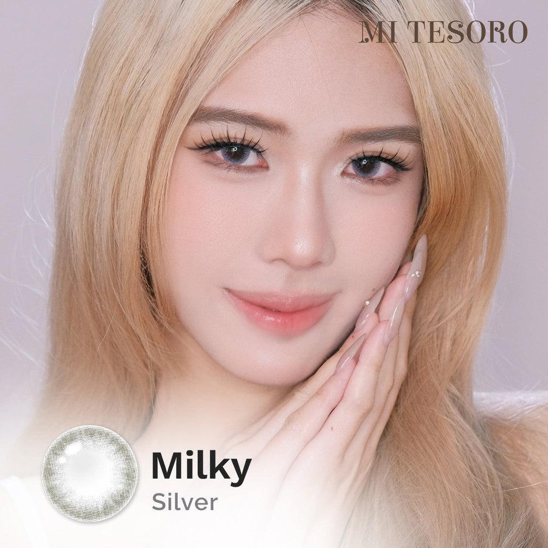 Milky Silver-Mi Tesoro Monthly Color Con 2pcs