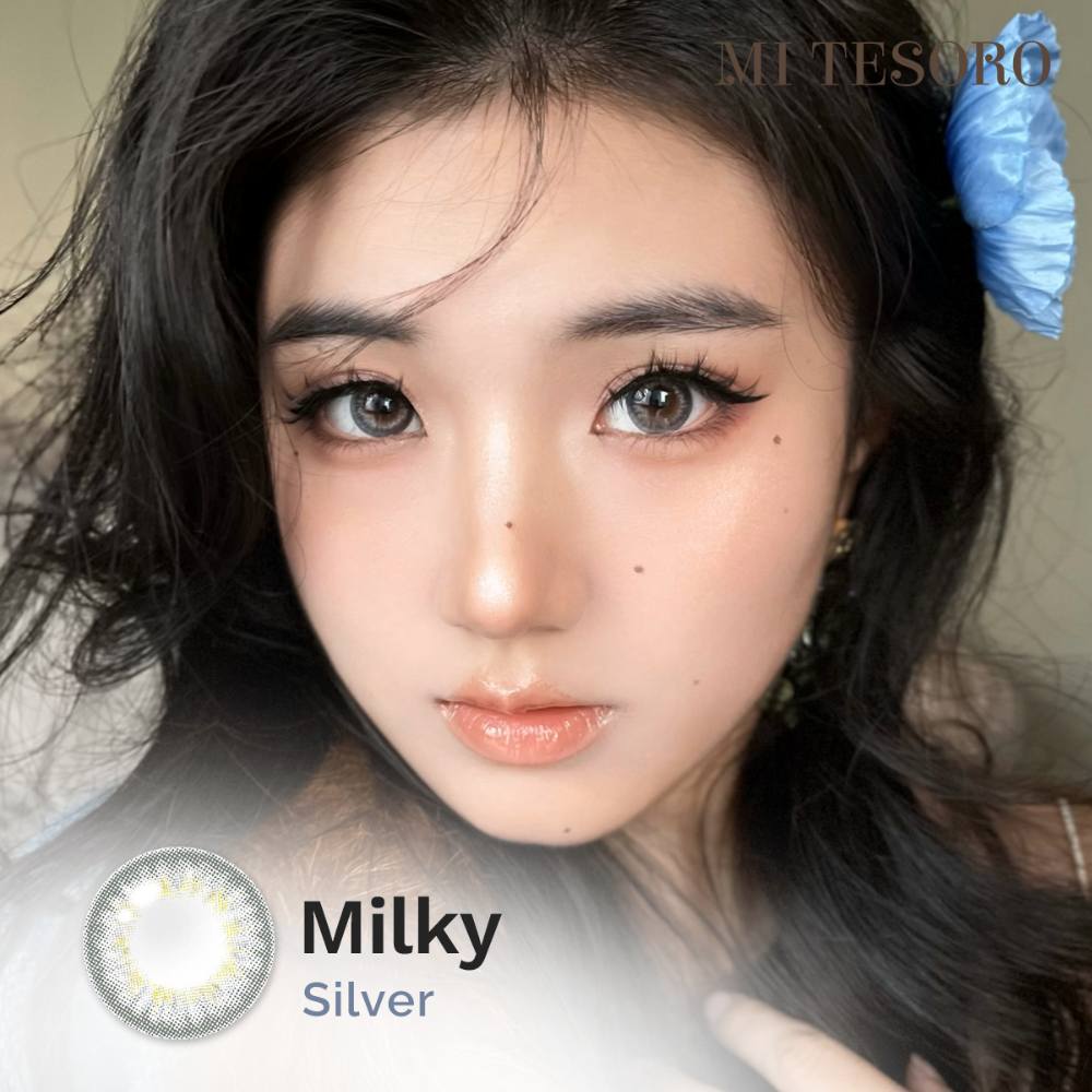 Milky Silver-Mi Tesoro Monthly Color Con 2pcs