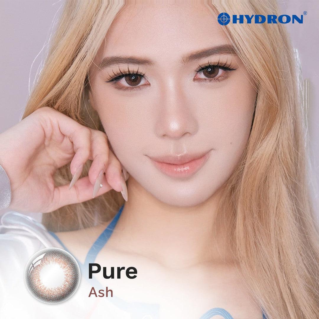 Pure Ash-Pure Plus Silicone Hydrogel 1 Day Color Contact Lens 10pcs