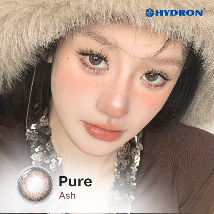 Pure Ash-Pure Plus Silicone Hydrogel 1 Day Color Contact Lens 10pcs