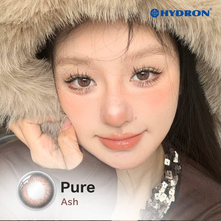 Pure Ash-Pure Plus Silicone Hydrogel 1 Day Color Contact Lens 10pcs