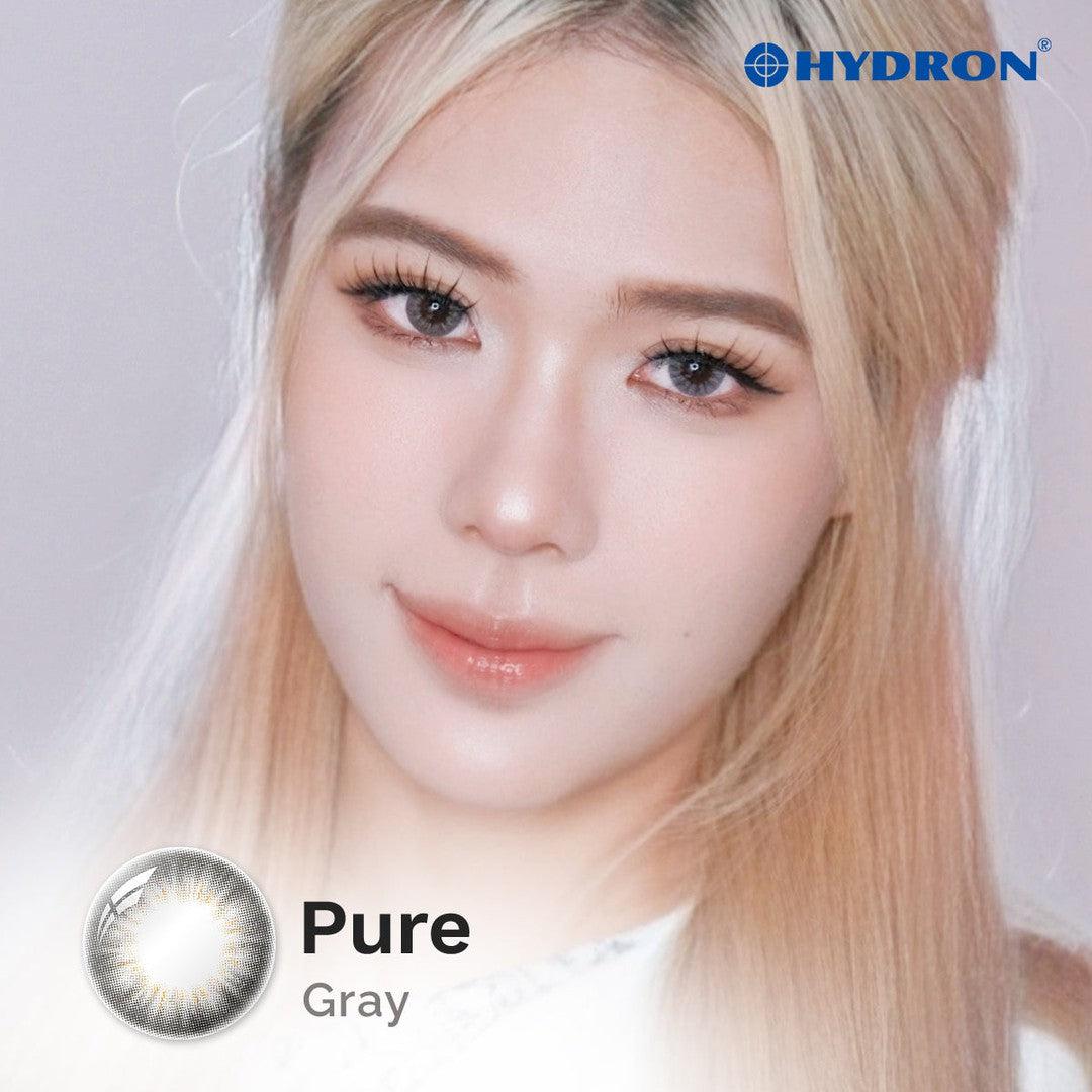 Pure Grey-Pure Plus Silicone Hydrogel 1 Day Color Contact Lens 10pcs