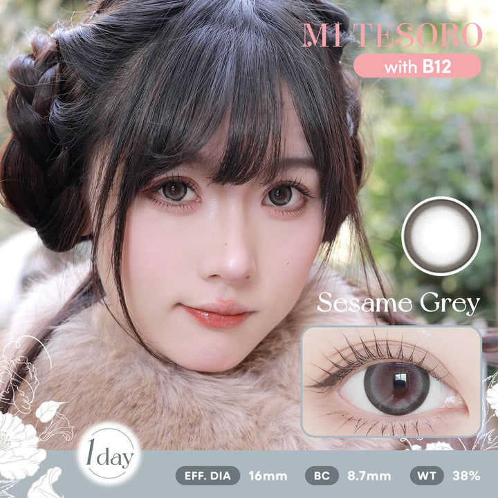 Sesame Grey-Mi Tesoro 1 Day Color Con 10pcs