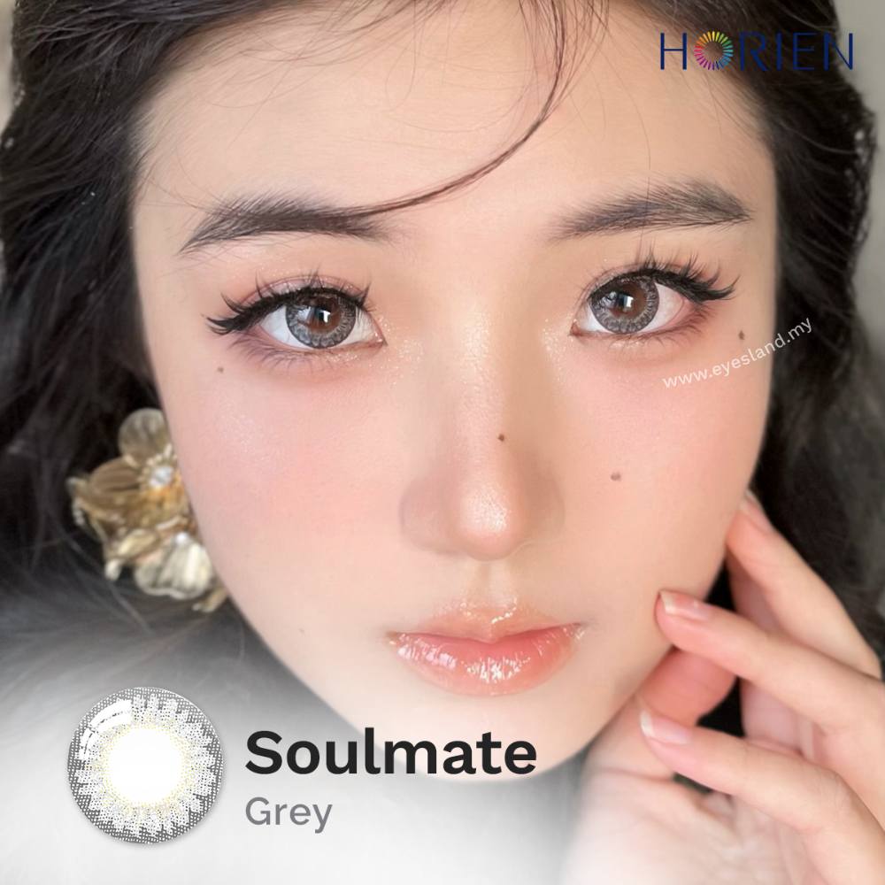 Soulmate Grey-Kira-Kira Monthly Color Lens 2pcs