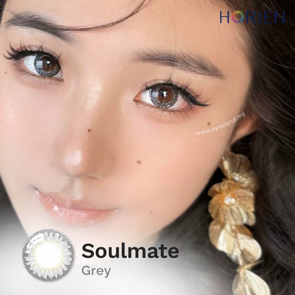 Soulmate Grey-Kira-Kira Monthly Color Lens 2pcs