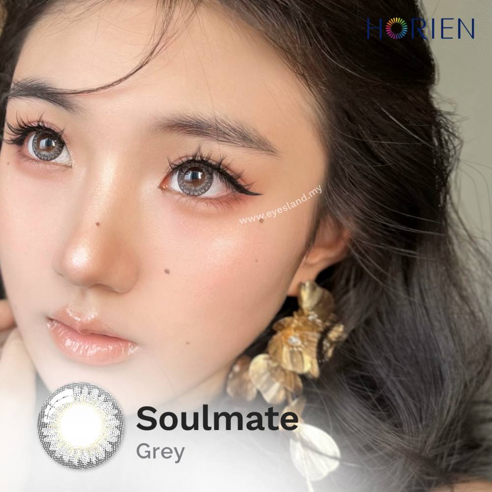 Soulmate Grey-Kira-Kira Monthly Color Lens 2pcs